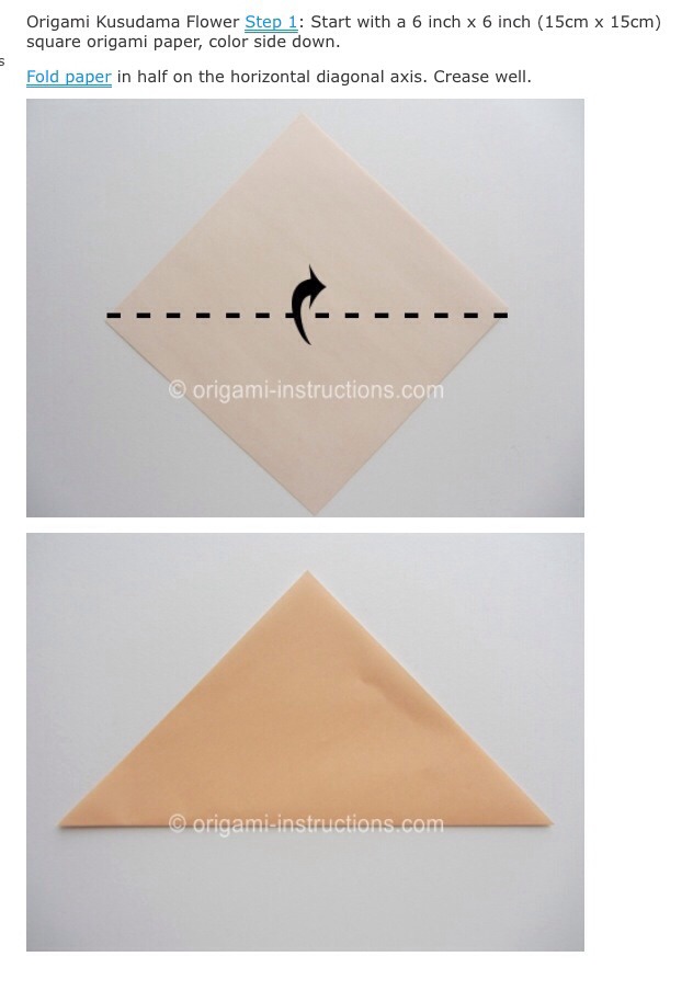 Valentines Day Tip: Origami Kusudama Flower Folding; 8 Quick Steps 💐🌸