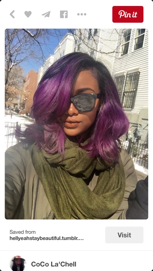 Dyed Hair on Dark Skin Girls / Colored Hair on Darker Skin