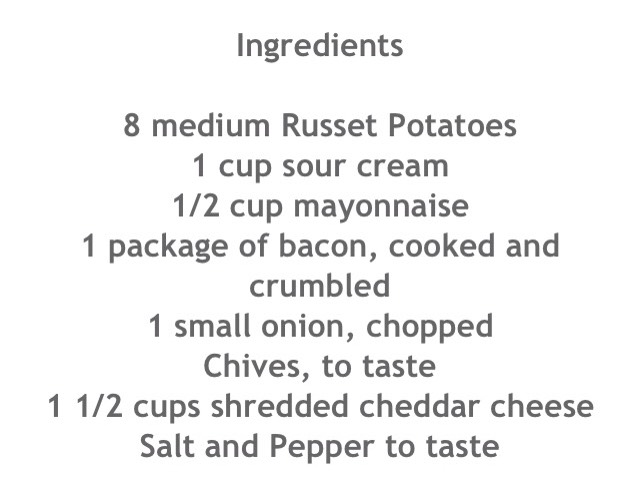 🌀LOADED BAKED POTATO SALAD 🌀 This Is AMAZING !!