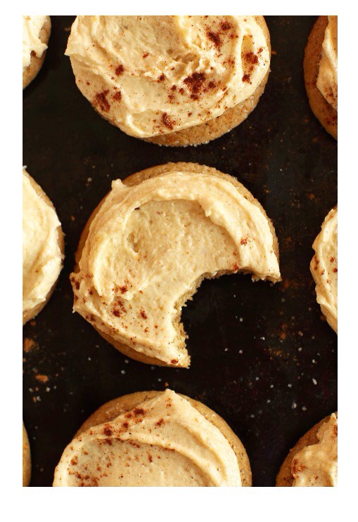 Vegan Pumpkin Sugar Cookies