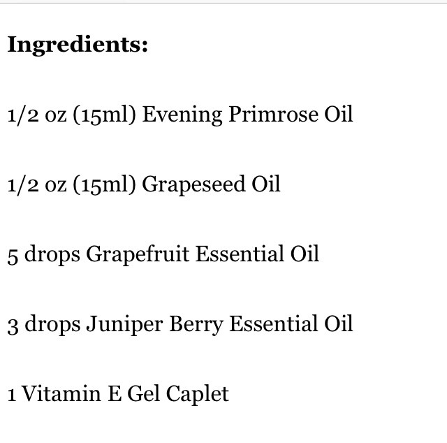 Homemade Skin Firming Oil Recipe