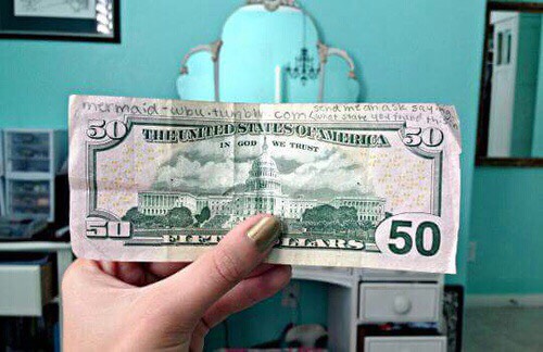 3. Money!!!
Don't carry around like 200 dollars you won't need that at school but usually at school they have food you can buy and so bring like 5 dollars or something just for lunch:)