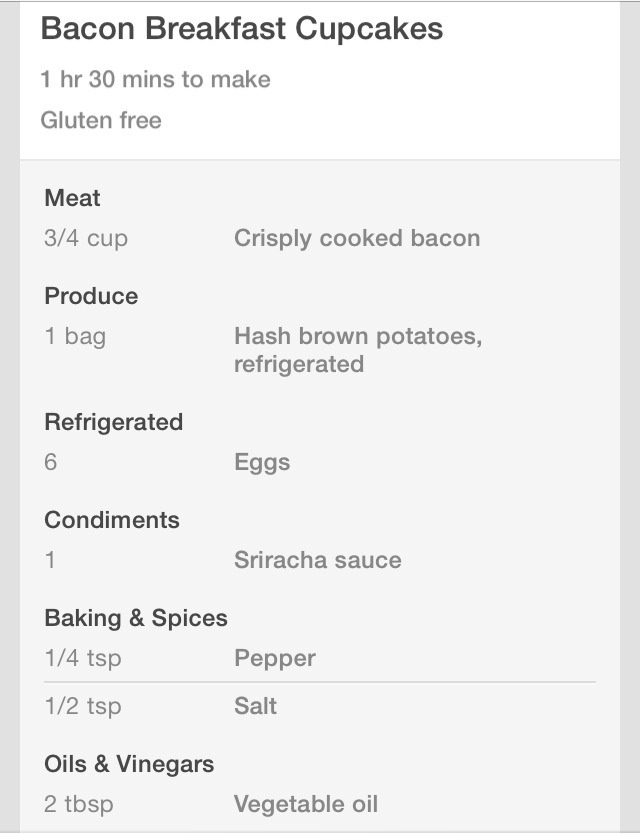 👍💜Bacon Breakfast Cupcakes💜👍