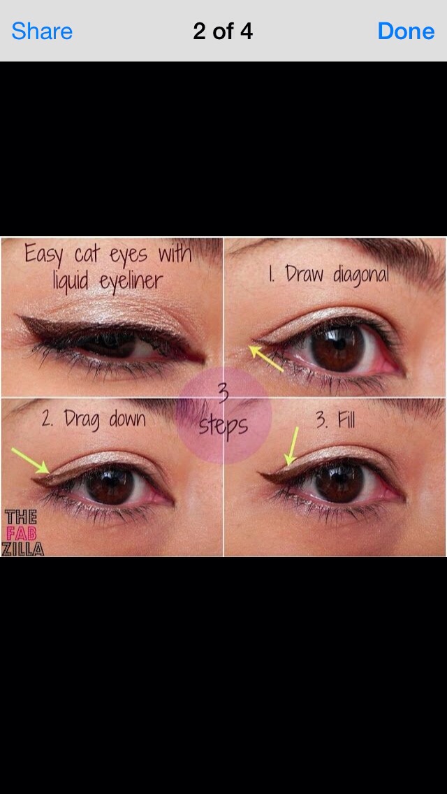 Eye Makeup Ideas And How To Do Your Eyeliner Properly