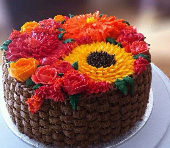 Flower Basket Cake