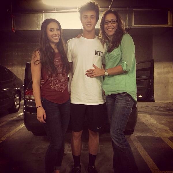 He was raised by his mother Gina and he has a sister named Sierra who is also active in social media