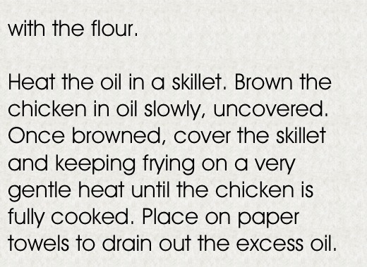 KFC fried chicken secret recipe