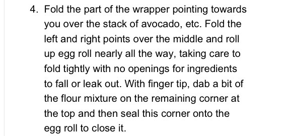 Avocado Bacon Egg Rolls