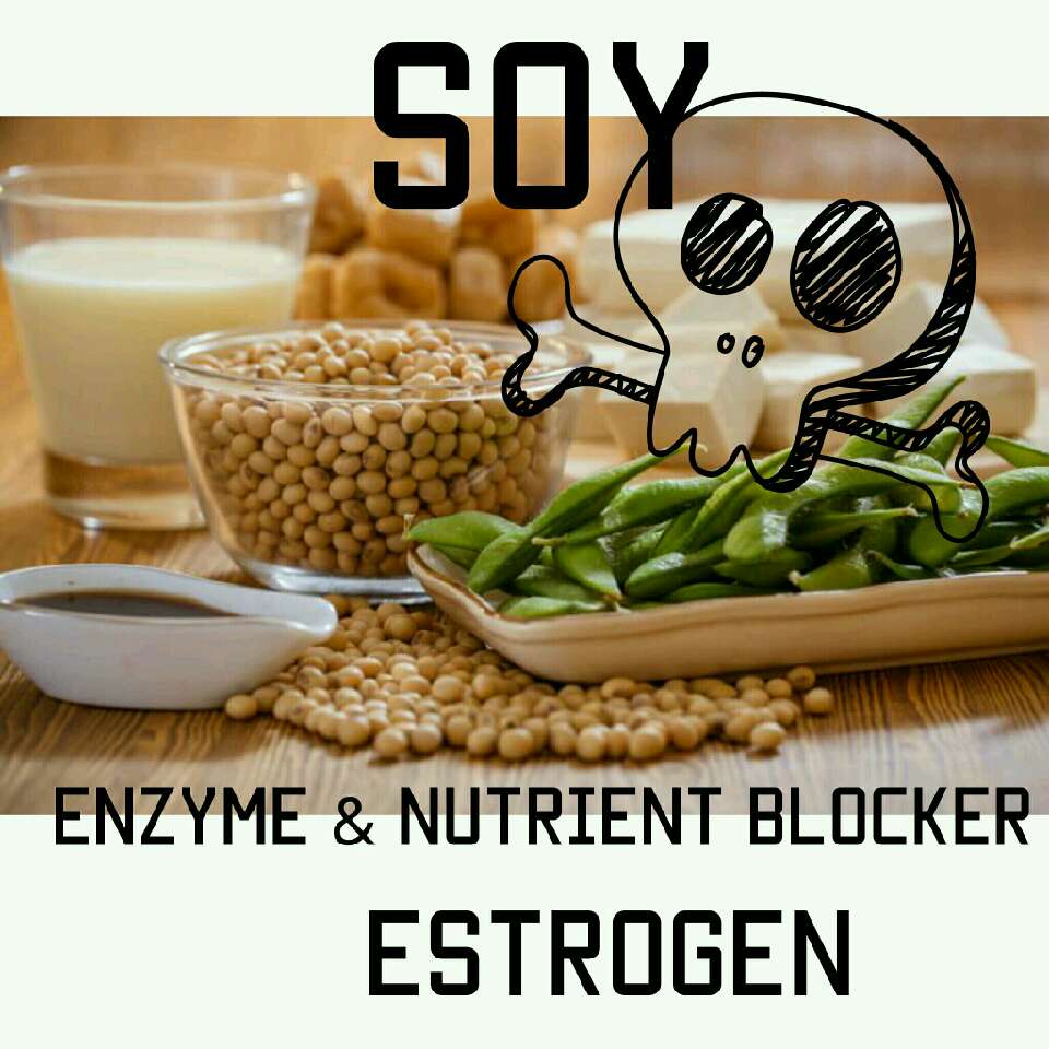 High in phytates - these bind to calcium, zinc, magnesium & iron so your body cannot absorb those nutrients. It also blocks some digestive enzymes.