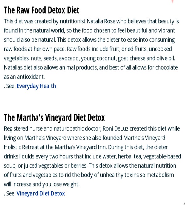 5 detox diet plans that boost vitality