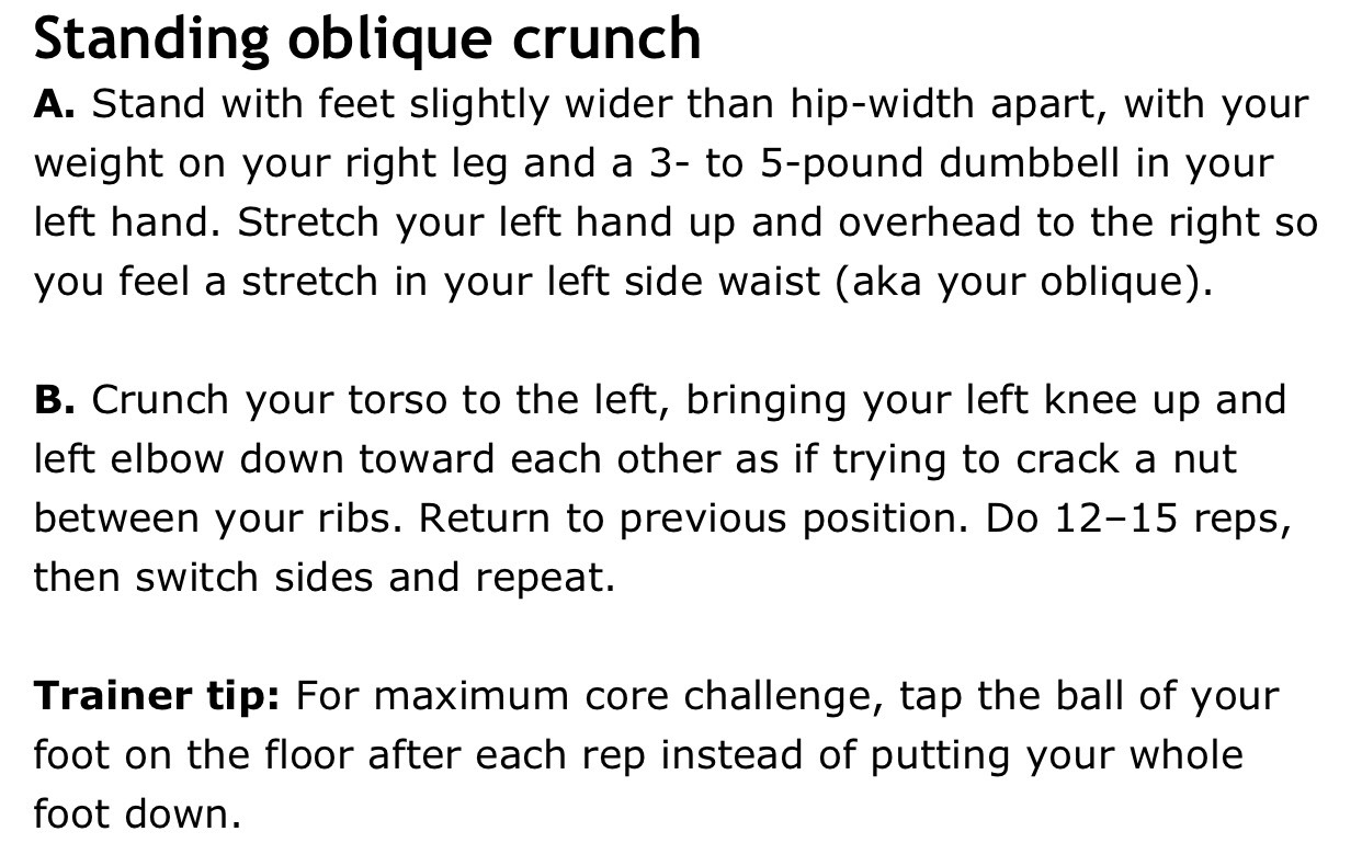 Whittle Your Middle In 4 Weeks With These Core Workout 4 Moves. 😘