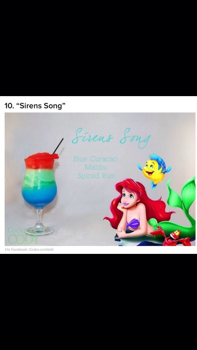 Disney cocktails 🍹