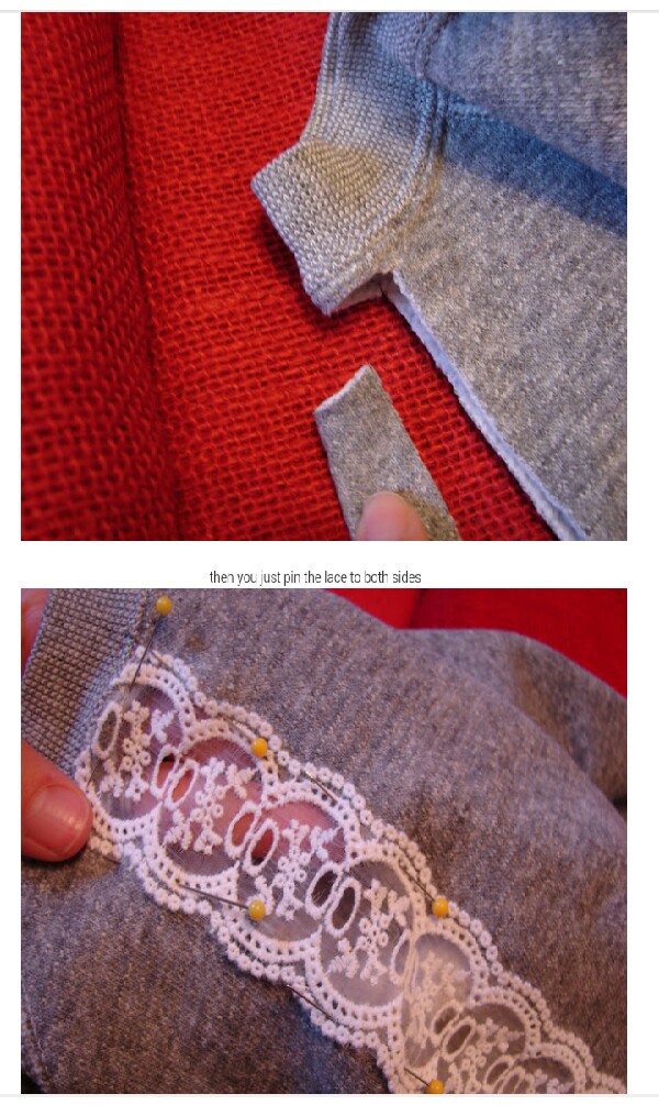 DIY Lace Sleeves!