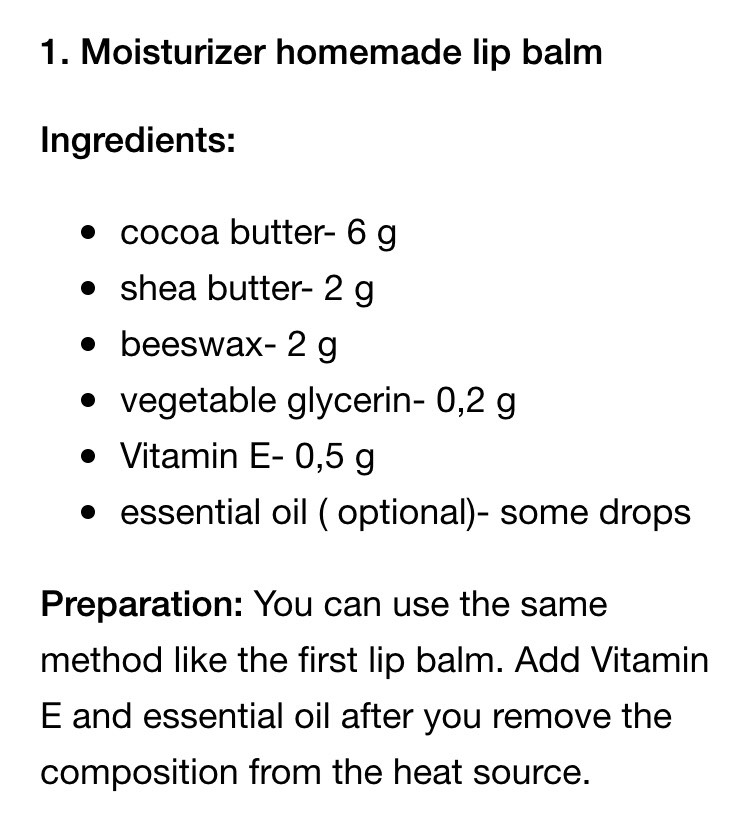 Top 4 Homemade Natural Lip Balm. 