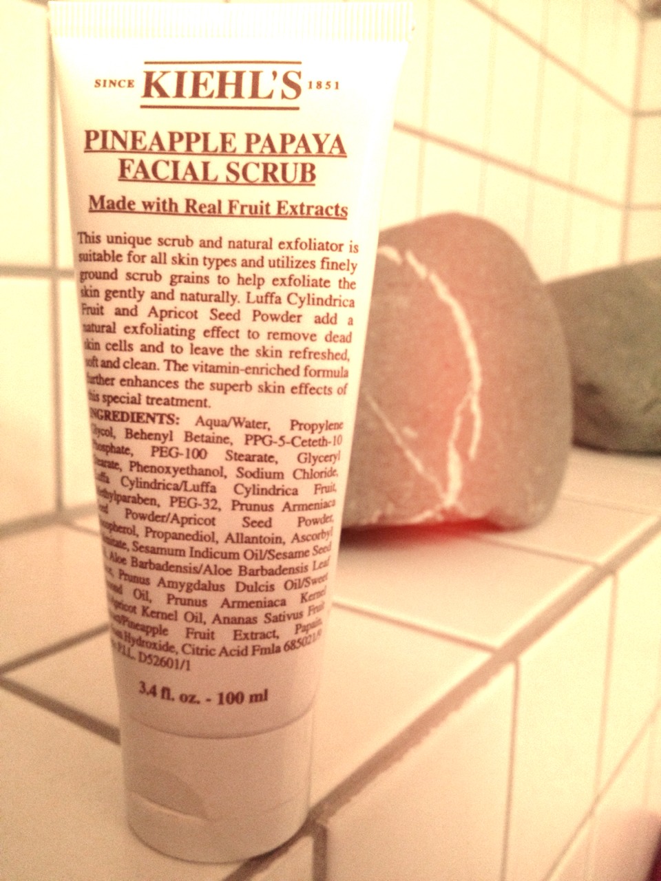And Pineapple Papaya Facial Scrub