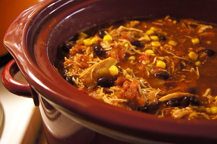 If you don’t have a slow cooker, you can also use an oven safe, 5 1/2 quart or larger pot. Simmer the whole pot at 350 degrees, stirring occasionally, for 3 hours. Using either, you’ll end up with a delicious result and find that leftovers are even better the next day.
