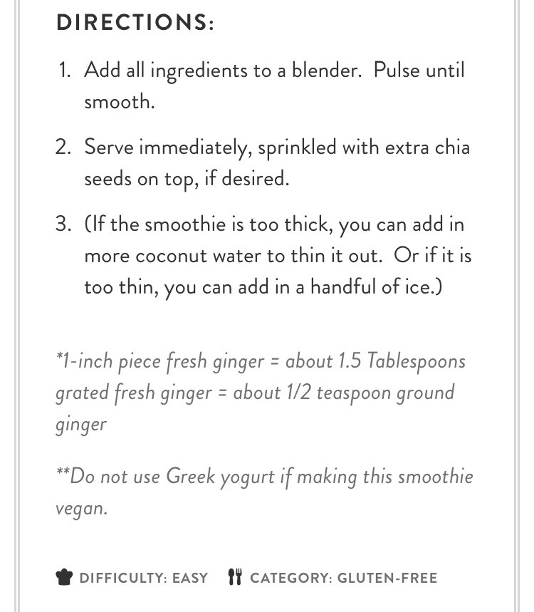 Post-Workout Green Smoothie