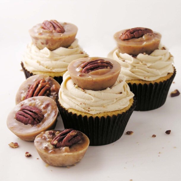 Pecan Praline Cupcakes