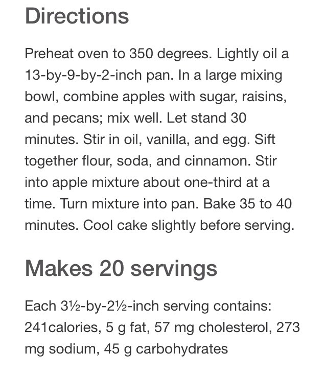 Apple Coffee Cake