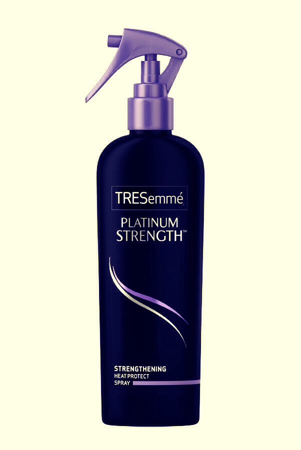 This heat protectant works great if you like to blowdry, straighten, or curl your hair with a curling iron. You should always use heat protectant on your hair to prevent breaking and damaging it!