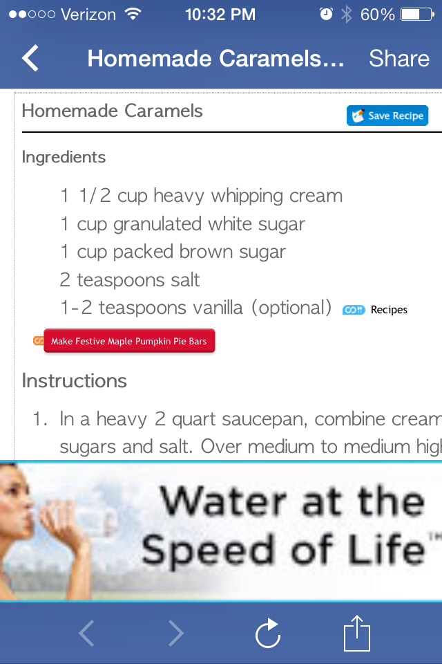 Homemade Caramels