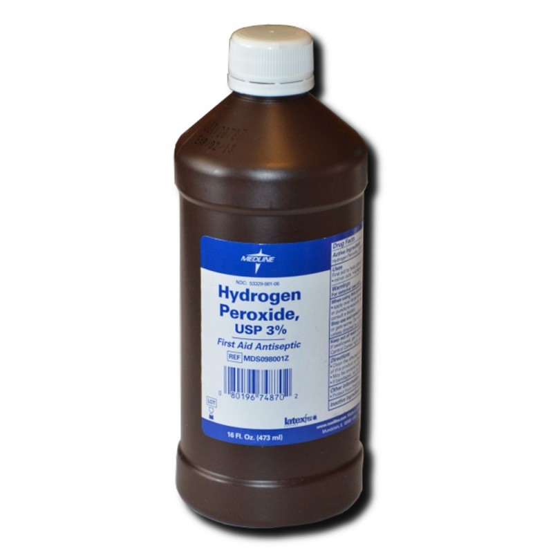 Hydrogen peroxide..