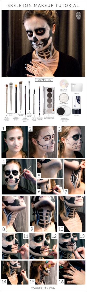 Horrifying Makeup Tutorials For Halloween Costume