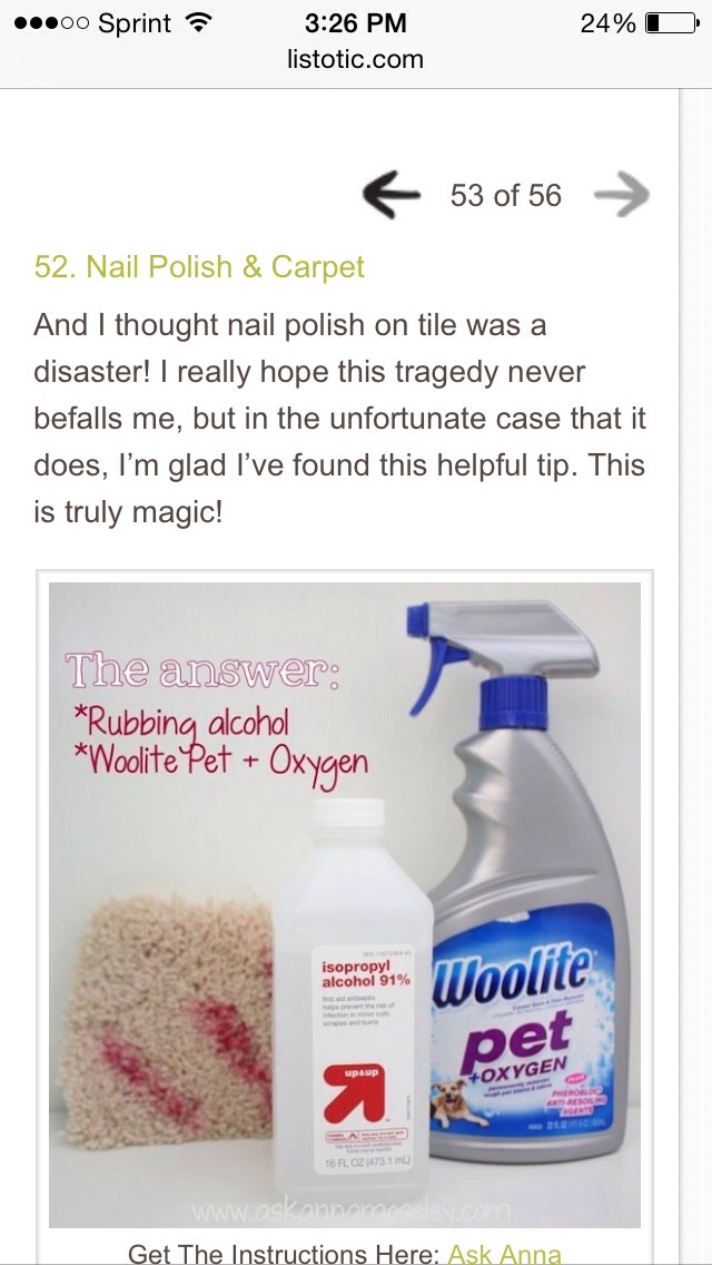 Cleaning Tips