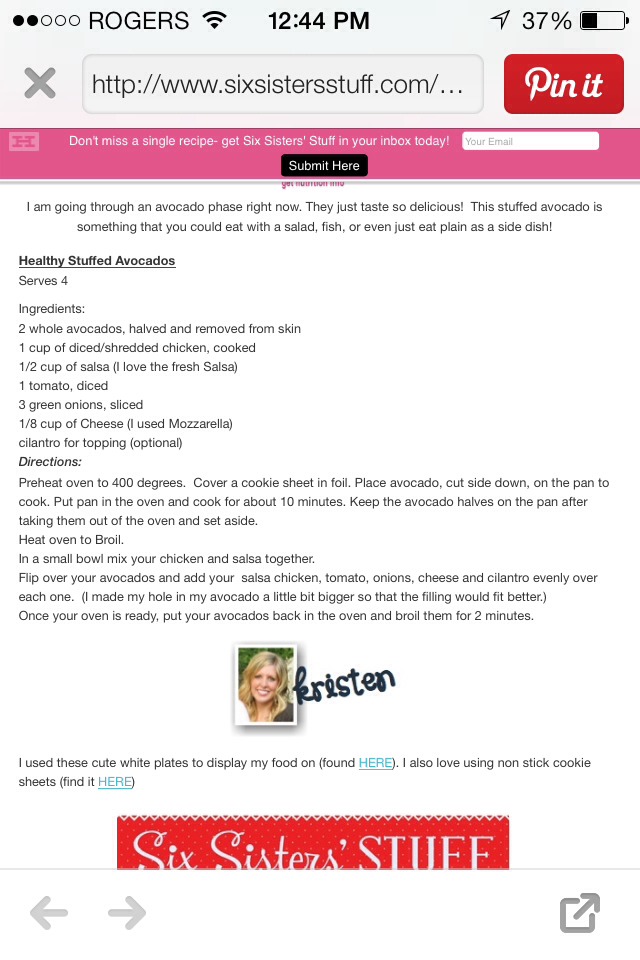 Healthy Stuffed Avocado!
