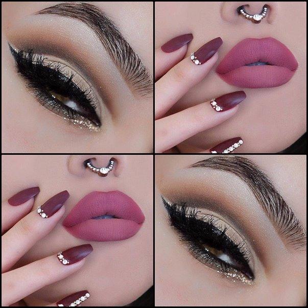 Unique Makeup Ideas For Christmas Party )