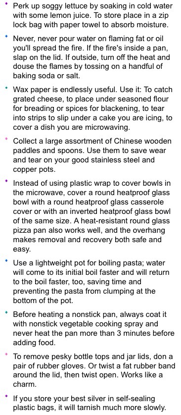 House Hold Tips (general) 
