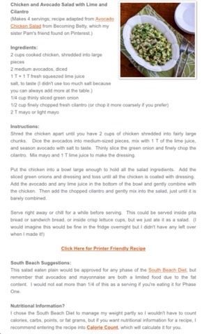 Shameless Avocado Chicken Salad !   
