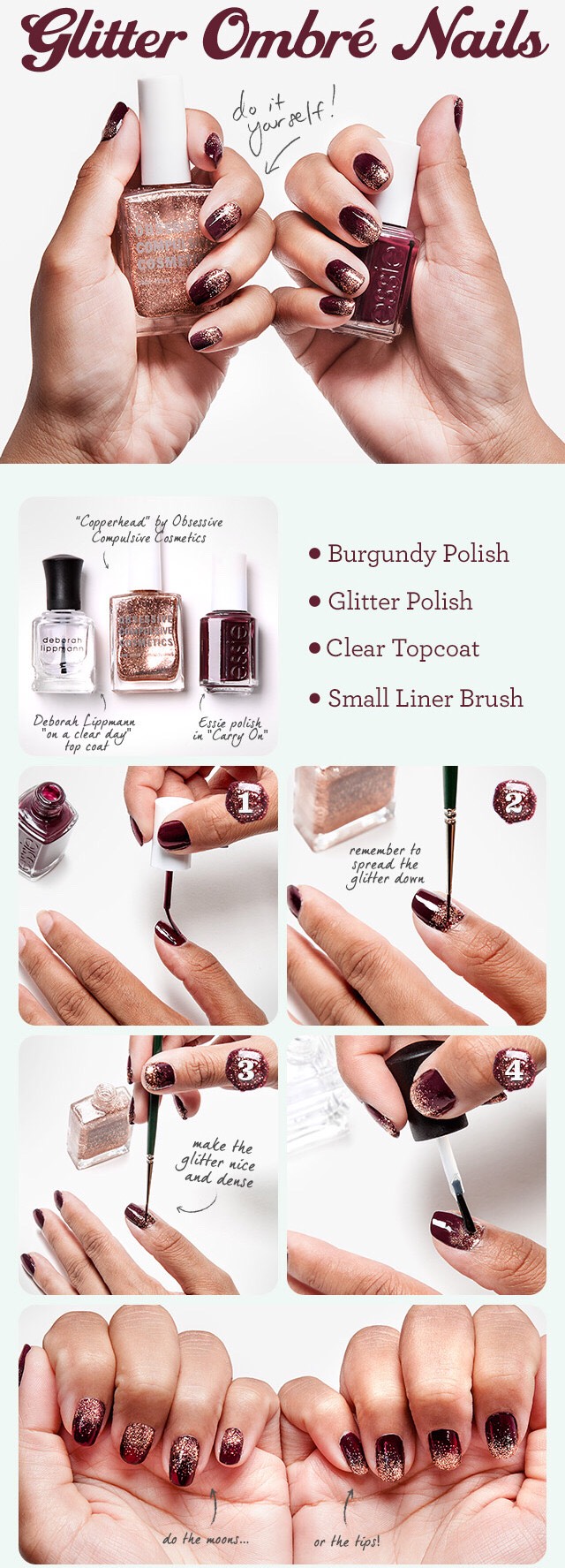 Glitter Ombré Tutorial. 