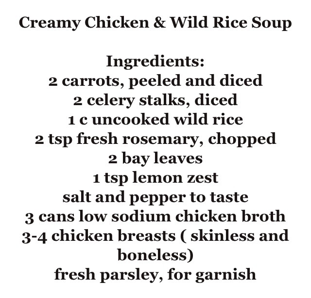 Creamy Chicken And Wild Rice Soup