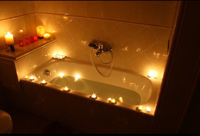 Light some candles & sit in your bath for as long as you want.🙂