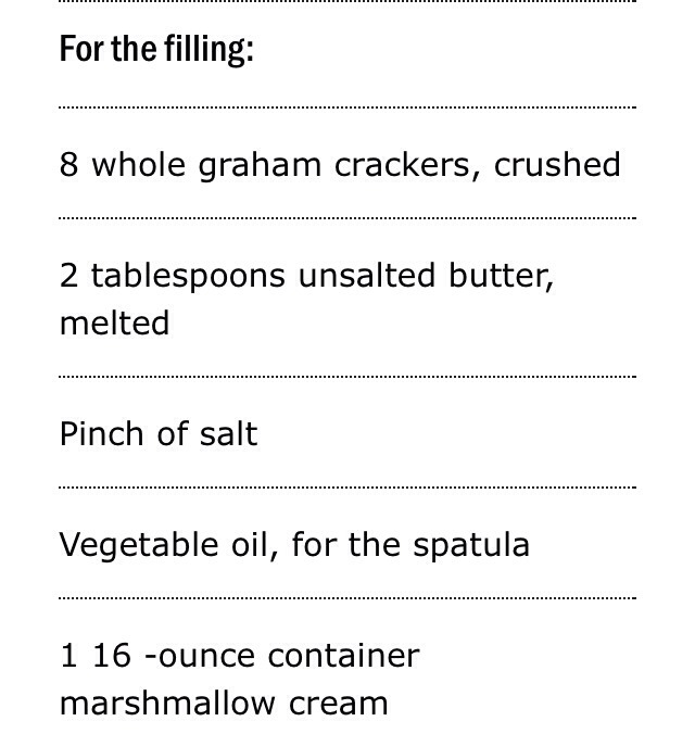 Ingredients (filling)