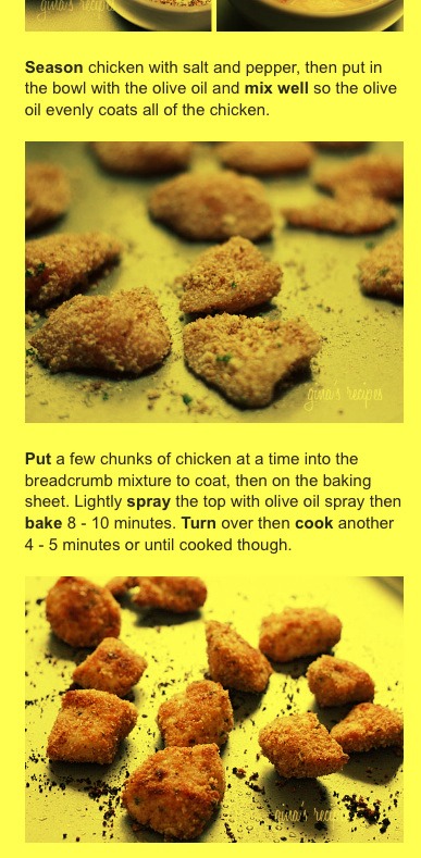 Healthy Baked Chicken Nuggets Recipe