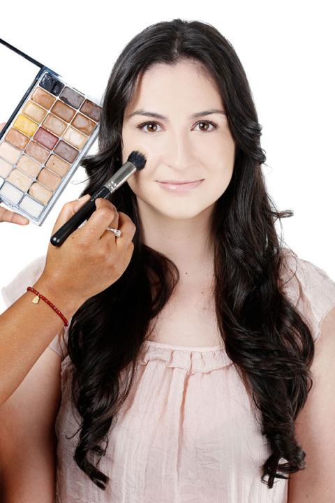 2.Apply Foundation and Concealer:- Don't forget to bring the color down a little bit onto your neck as well for a seamless finish.