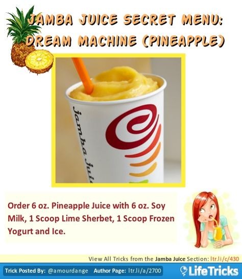 💟✨Jamba Juice Secret Menu & How To Order/ Make Them✨💟