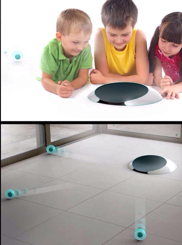 12. Roomba 2.0: “jell” balls that disperse and do the cleaning for you.