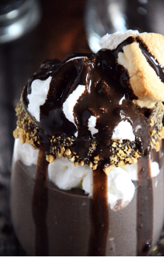 Tipsy Caramel S'more Milkshake