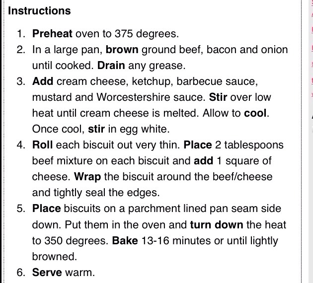 Bacon Cheeseburger Bombs