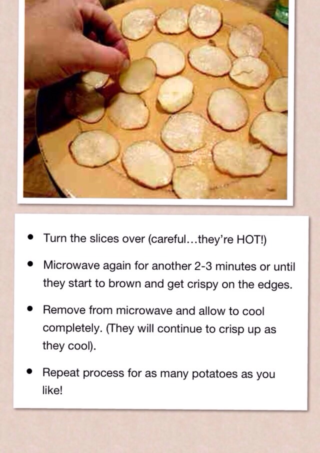Homemade Potato Chips. YUM! 😋