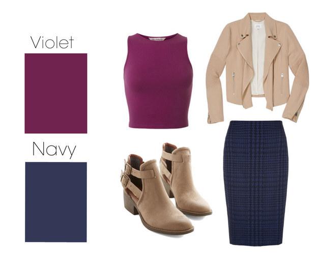 8. Violet & Navy