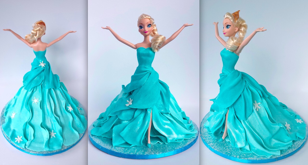 Awesome Tutorials On Doll Cakes. And Step By Step Elsa's Let It Go Cake. 😘