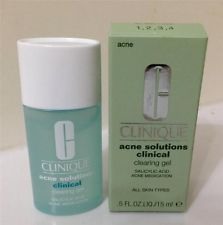 STEP TWO: ACNE MEDICATION! Find one that works. I use Clinique Acne Solutions Clinical Clearing Gel. Works great! Twice a day AFTER wipes.