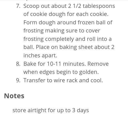 Frosting Filled Chocolate Chip Cookies!