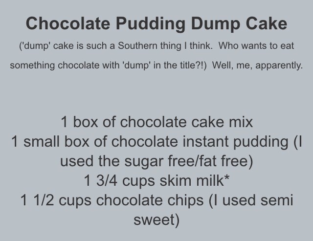 Chocolate Pudding Dump Cake - 4 ingredients!
🍫