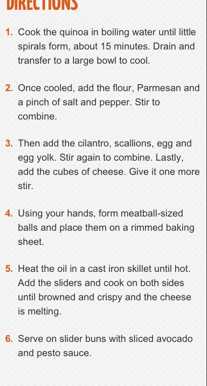 Healthy Quinoa Cheesy Sliders