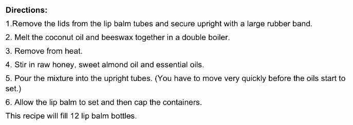 DIY Lavender And Honey Lip Balm